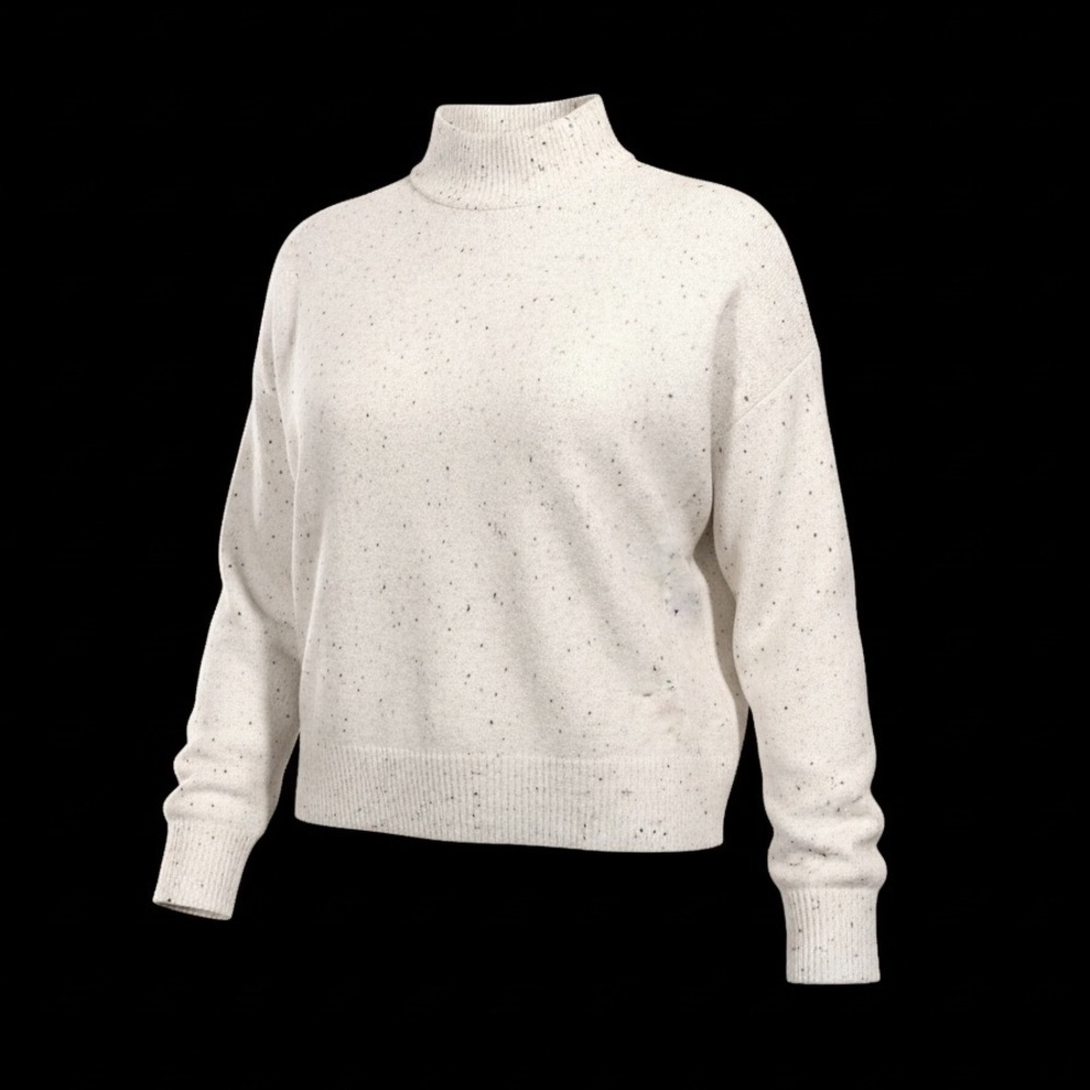 Jessica Simpson Cream Turtleneck Oversized Sweater XL